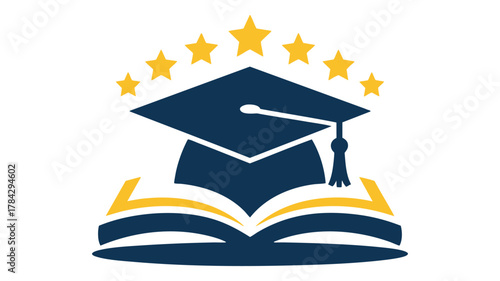 Academic achievement logo design