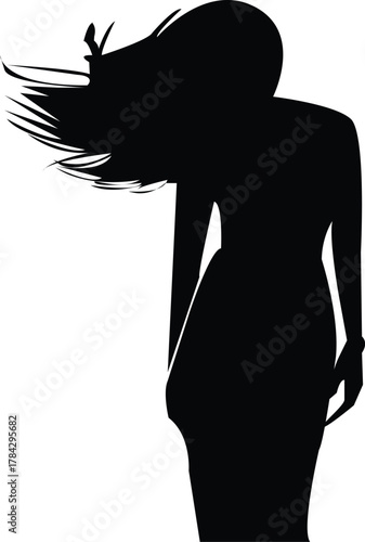 silhouette of a woman