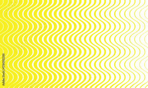 Chevrons seamless yellow colour vertical smothe wave pattern background retro vintage design.Can be used for wallpaper,fabric, web page background, surface textures.