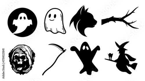 Halloween Vector Icon Set