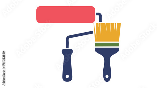 Painting tools for home decor.