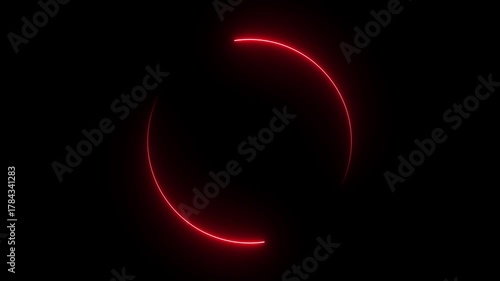 10 to 0 second modern digital countdown timer neon light style on black background,10 seconds simple countdown timer. Dynamic 10s Countdown Animation Engaging Timer Visuals for Events