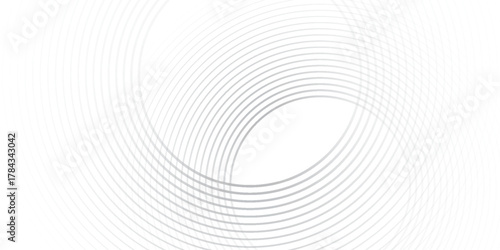 Following minimalist white background abstract with circle lines and dot pattern.  circle line blend nice good simple texture particle illustrations vector grey