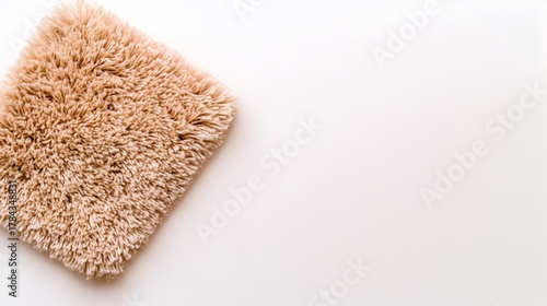 For a contemporary surface background design, a light gray synthetic carpet texture pattern