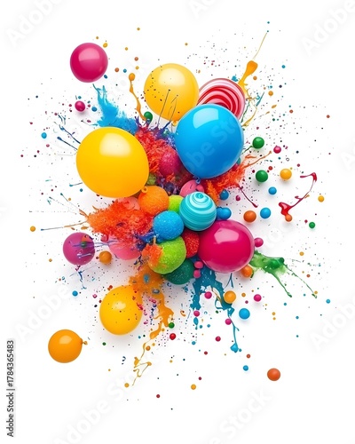 Whimsical Promo Banner Design Template colorful whimsical promo banner for online shop promotion Colorful Lifestyle Brand Marketing Visual Cute Creative Advertising Illustration