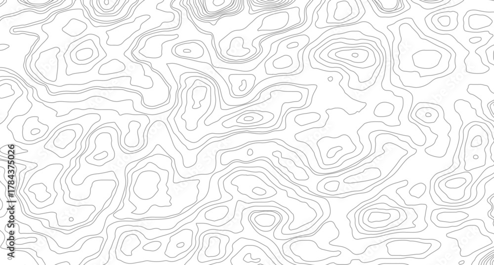 Naklejka premium White topography topology vector white background, abstract diagram discovery topographic map banner texture background.