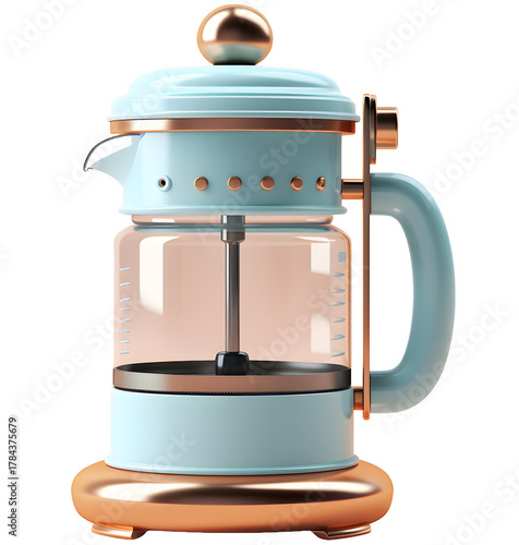 coffee maker machine, isolated background.