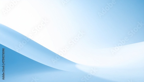 Wallpaper Mural Abstract light blue and white gradient background with soft flowing waves and smooth curves, modern graphic design element for web, presentation, or product display Torontodigital.ca
