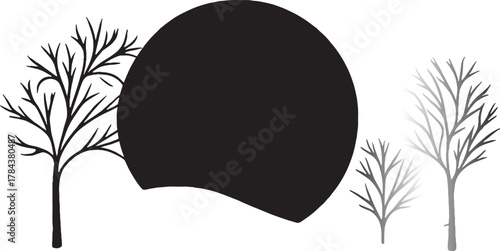 Abstract geometric composition with vibrant color palette