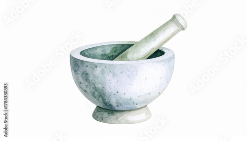 Stone Mortar and Pestle