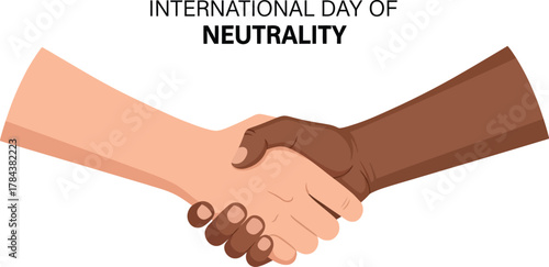 Handshake for international day of neutrality