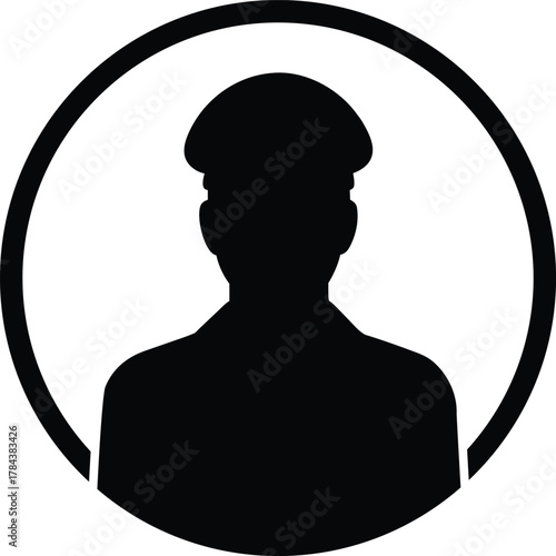 Soldier icon silhouette