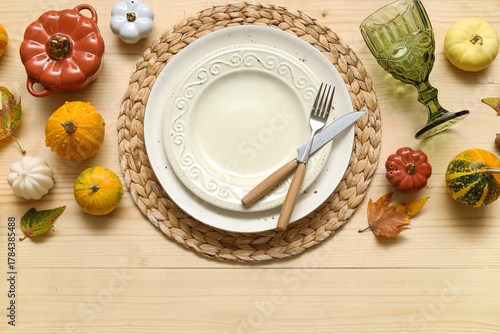 Beautiful table setting for...