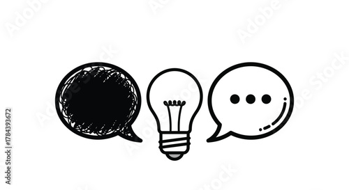 Brainstorming idea lightbulb creative thinking problem solving