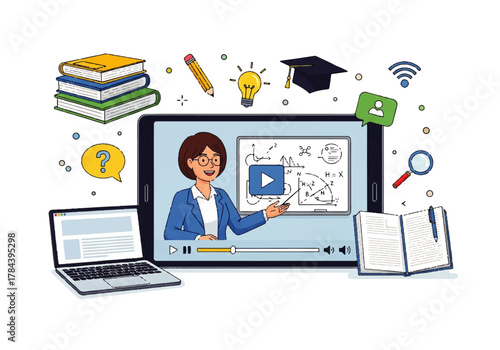 business woman working on laptop