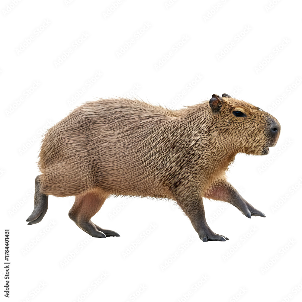 Fototapeta premium Capybara Walking