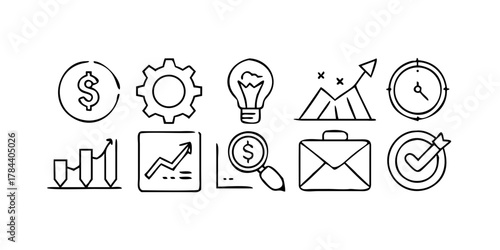 Minimalist black line art of a single cloud weather