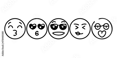 Happy smiling emoji face with blush cheeks smile cheerful