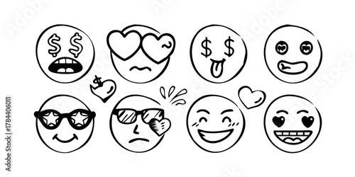 Smiling emoji face with rosy cheeks happy cheerful 1