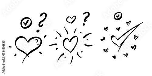 Comic Heart Explosion with Stars love