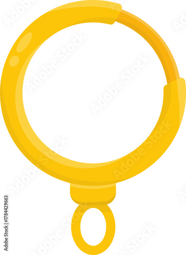 Colorful Flat Design Carabiner Clip Icons - Essential Rock Climbing and Safety Gear Vectors