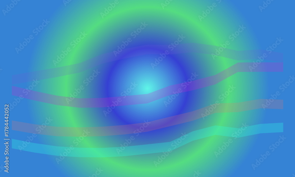 Fototapeta premium Abstract gradient background with wavy lines