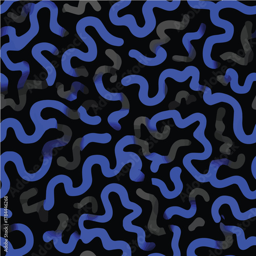 Seamless pattern reaction-diffusion pattern, organic maze, abstract flowing shapes