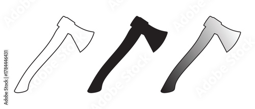 Axe Clipart Bundle. Rustic Tool Icons for Stickers & Printables.