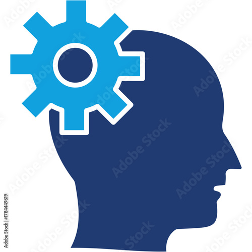 Cognition Blue Icon