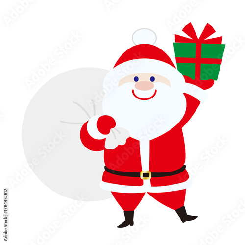 プレゼントを持ったサンタクロース