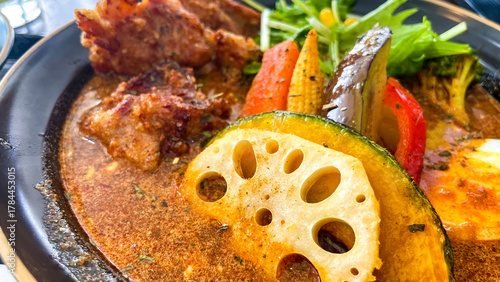 彩り野菜のスープカレー