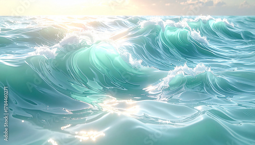 Fototapeta Naklejka Na Ścianę i Meble -  ocean waves