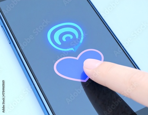 hand holding mobile phone, mobile phone in hand, read hand gestures or movements, send the data to a computer via Bluetooth, wifi 3d, wifi symbol