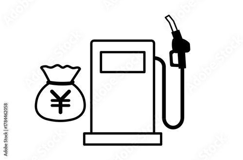 ガソリン価格のアイコン