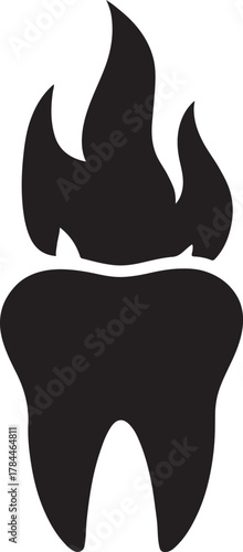 Cluster silhouette of baby teeth grouped together, symbolizing pediatric dental care.