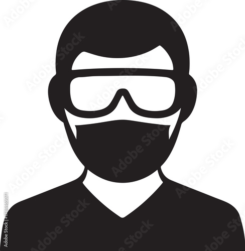 Hand silhouette holding clipboard with tooth outline, symbolizing dental report or care.