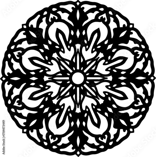 round lace ornament