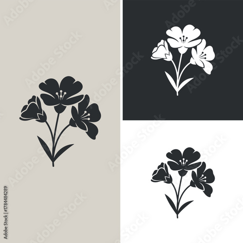 Flower for Beauty Natural Essential Oil logo design
