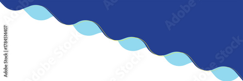 Divider Header for App, Banners or Posters. Set of Template Dividers Shapes for Website. Curve Lines, Drops, Wave Collection of Design Element for Top, Bottom Page Web Site. white background. eps 10 .