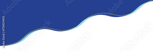 Divider Header for App, Banners or Posters. Set of Template Dividers Shapes for Website. Curve Lines, Drops, Wave Collection of Design Element for Top, Bottom Page Web Site. white background. eps 10 .