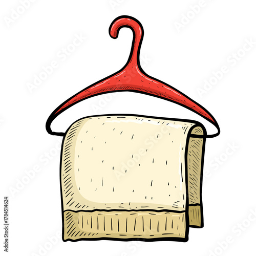 Illustration of towel