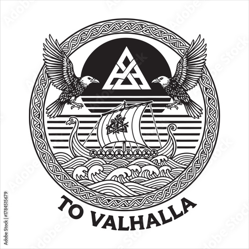 To Valhalla — Winged Valknut