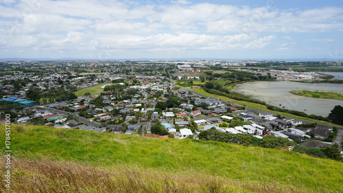 Overlooking Māngere and South Auckland suburbs, New Zealand