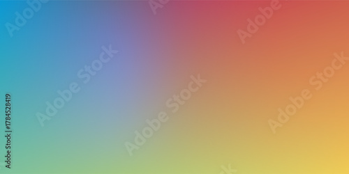 Smooth and blurry colorful gradient mesh background. Modern bright rainbow colors