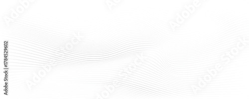 Abstract white and gray color, modern design stripes background with curve lines and glowing light. Vector illustration.