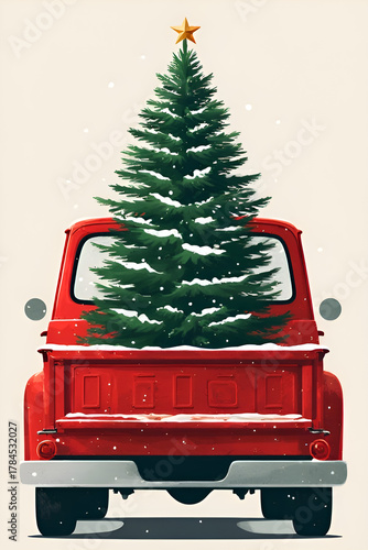 christmas tree on a white background