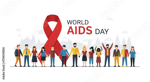 Global community unites in solidarity, raising awareness for an important health day, advocating support and hope for all affected by disease