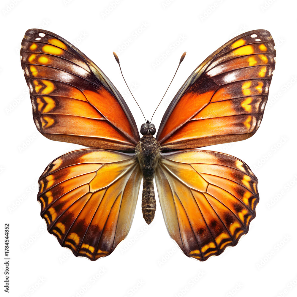 Fototapeta premium Butterfly Isolated on Transparent Background