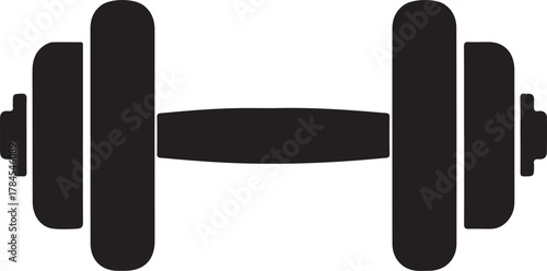 Dumbbel gym vector icon, dumbbel solid icon, dumbbel vector illustration