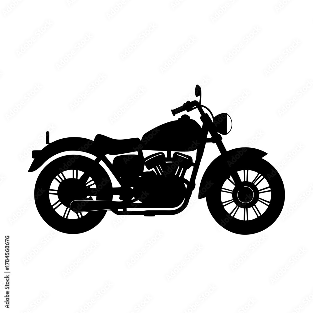 Obraz premium motorcycle isolated on white